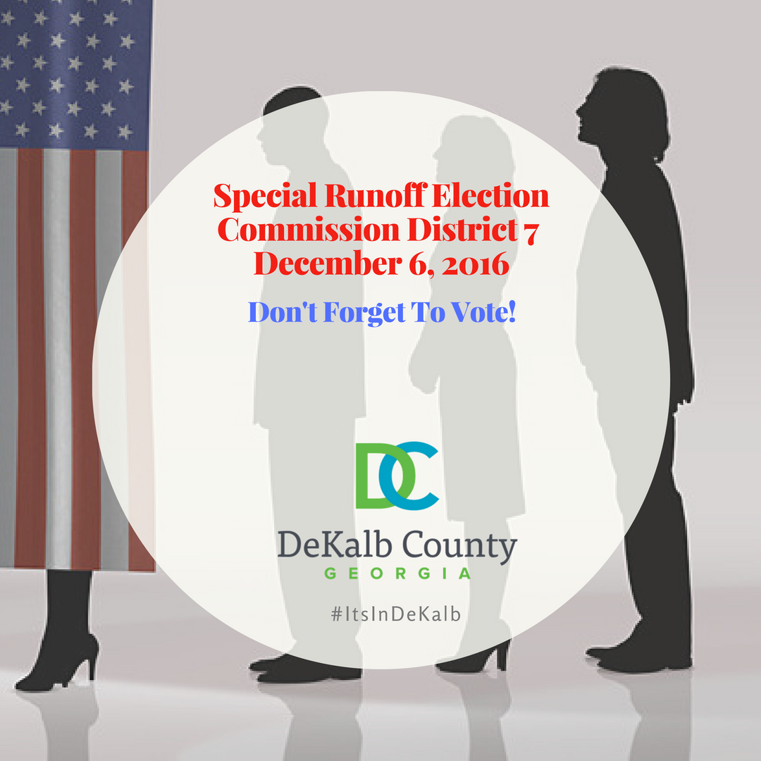 Dekalb County To Hold District 7 Runoff Election Dekalb County Ga 